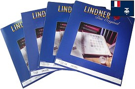 Feuilles préimprimées LINDNER-T TAAF avec pochettes recto verso par groupements d’années