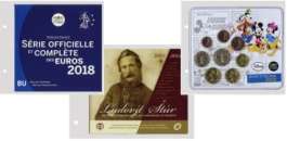 Feuilles numismatiques VISTA de 12 cases pour médailles et jeton  touristiques de la monnaie de Paris - paquet de 2 feuilles