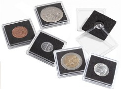 Capsules carrées QUADRUM MINI un seul système pour toutes les pièces de monnaie de 10 mm à 29 mm