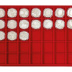 Plateau numismatique GRANDE VALISE de 35 cases carrées pour monnaies jusqu’à 39 mm