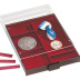 Médaillier MB XL box monnaie tiroir à compartiments variables - tiroir fumé