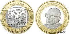 Commémorative 5 euros Finlande 2017 UNC - U.K Kekkonen