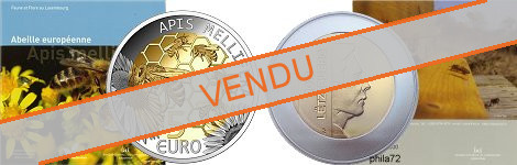 Commémorative 5 euros Argent Luxembourg 2013 BE - Abeille européenne