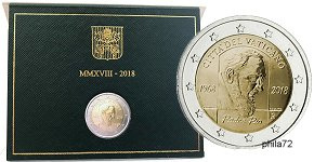 Commémorative 2 euros Vatican 2018 BU - 50 ans de la mort de Padre Pio