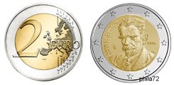Commémorative 2 euros Grèce 2018 UNC - Kostis Palamas 