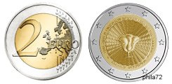 Commémorative 2 euros Grèce 2018 UNC - Dodécanèse 