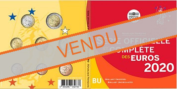 Coffret série monnaies euro France 2020 BU - Monnaie de Paris