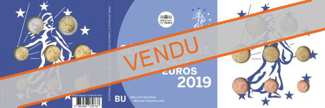Coffret série monnaies euro France 2019 BU - Monnaie de Paris