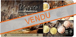 Coffret série monnaies euro Slovaquie 2017 Brillant Universel - Unesco Grotte de Karst