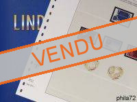 Feuille préimprimée LINDNER-T France timbres Autoadhésifs 2014 avec pochettes recto verso