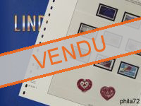 Feuille préimprimée LINDNER-T France timbres Autoadhésifs 2013 avec pochettes recto verso