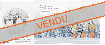 Coffret série monnaies euro Finlande 2018 Brillant Universel - Merry Christmas