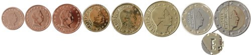 Série complète pièces 1 cent à 2 euros Luxembourg année 2018 UNC avec atelier Pont de Sint Servaas - Rare