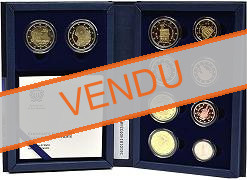 Coffret série monnaies euro Saint-Marin 2016 Belle Epreuve - 10 pièces série + 2 euros Donatello et Shakespeare