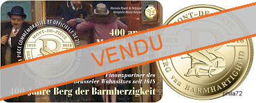 Commémorative 2.50 euros Belgique 2018 Coincard version Française - Mont de Piété