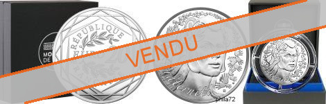 Commémorative 20 euros Argent Marianne Fraternité France 2019 Belle Epreuve - Monnaie de Paris