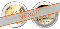 Commémorative 2 euros Allemagne 2019 UNC - Bundesrat Conseil fédéral allemand
