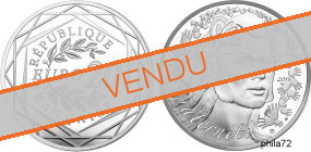 Commémorative 20 euros Argent Marianne Fraternité France 2019 UNC - Monnaie de Paris