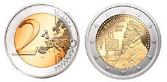 Commémorative 2 euros Belgique 2019 UNC - 450 ans de la mort de Pieter Brughel