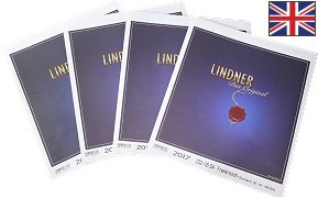 Feuilles préimprimées LINDNER-T Grande-Bretagne 2019 avec pochettes recto verso