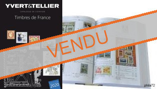 Tome I France 2020 - Catalogue de cotation Yvert et Tellier des timbres de France de 1849 à nos jours