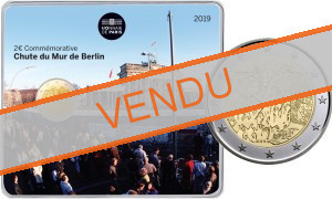 Commémorative 2 euros France 2019 BU Monnaie de Paris - 30 ans Chute du mur de Berlin