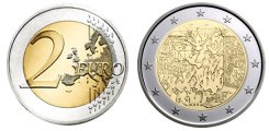 Commémorative 2 euros France 2019 UNC Monnaie de Paris - 30 ans Chute du mur de Berlin
