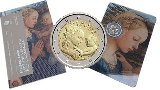 Commémorative 2 euros Saint-Marin 2019 BU - 550 ans de la mort de Filippo Lippi