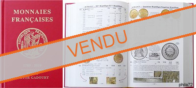 Gadoury Monnaies Française depuis 1789 - 24ème édition 2019