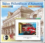CNEP - Salon Philatélique d'automne PARIS 2019 - Gare de Austerlitz
