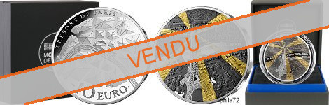 Commémorative 10 euros Argent Tour Eiffel 2019 BE - Monnaie de Paris