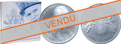 Commémorative 5 euros Argent Vatican 2011 BE - Béatification du Pape Jean-Paul II