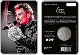 Blister Johnny Hallyday Médaille 2019 Monnaie de Paris - Micro