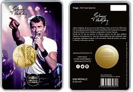 Blister Johnny Hallyday Médaille 2019 Monnaie de Paris - Scène