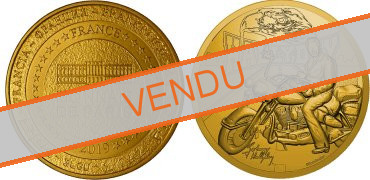 Johnny Hallyday Médaille 2019 Monnaie de Paris - Johnny Moto