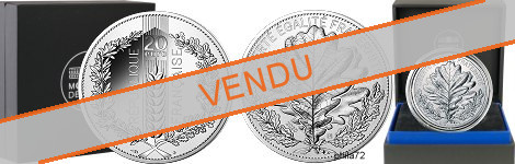 Commémorative 20 euros Argent Natures de France - Le Chêne 2020 Belle Epreuve - Monnaie de Paris