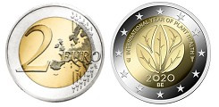 Commémorative 2 euros Belgique 2020 UNC - Année internationale de la santé des plantes