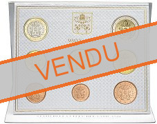Coffret série monnaies euros Vatican 2020 BU - Armoiries du pape François