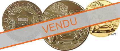 Médaille souvenir de la Monnaie de Paris - 24 heures du Mans 2020 Départ couru