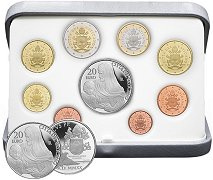 Coffret série monnaies euros Vatican 2020 BE - Armoiries du Pape François + 20 euros Christus Vivit
