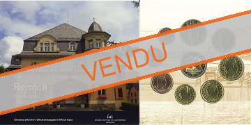 Coffret série monnaies euro Luxembourg 2020 BU - Ville Remich 