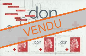 Croix-Rouge 2018 - bloc de 3 timbres TVP