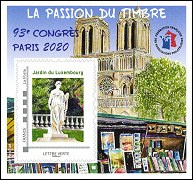 FFAP - salon philatéliques Timbres Passion Paris Philex 2020 - Jardin du Luxembourg