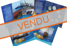 Coffret série monnaies euro Chypre 2020 BU Navire Kyrenia