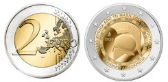 Commémorative 2 euros Grèce 2020 UNC - 2500 ans de la bataille des Thermophyles