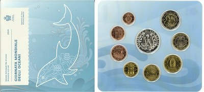 Coffret série monnaies euro Saint-Marin 2020 BU - 9 pièces avec 5 euros argent