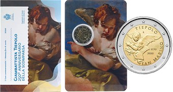 Commémorative 2 euros Saint-Marin 2020 BU - 250 ans de la mort de Giambattista Tiepolo