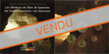 Coffret série monnaies euro Belgique 2011 BU - Minieres de Silex à Spiennes