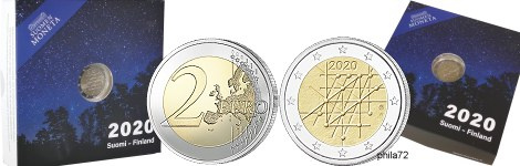 Commémorative 2 euros Finlande 2020 BE - 100 ans de l'Université de Turku