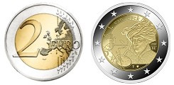 Commémorative 2 euros Belgique 2020 UNC Année Jan van Eyck
